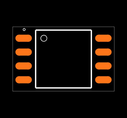 SST26VF032BA-104I/SM Footprint