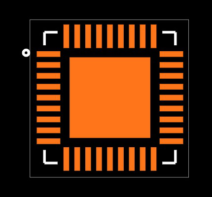 USB2514B-AEZG-TR Footprint
