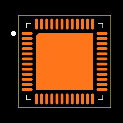 VSC8531XMW-01 Footprint