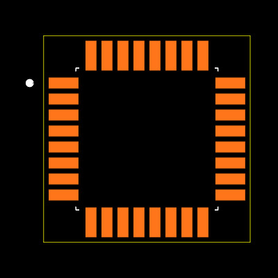 ATMEGA8-16AU Footprint