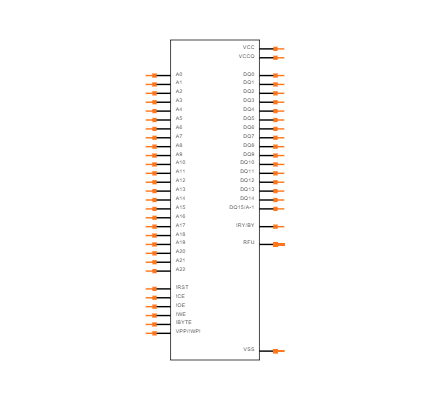 MT28EW256ABA1LJS-0SIT Symbol