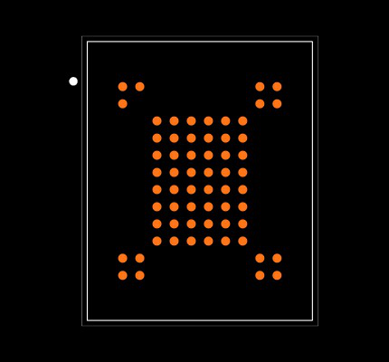 MT29F4G08ABBDAHC-IT:D Footprint