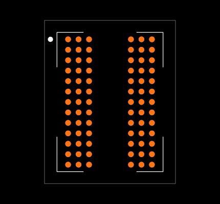 MT41K128M8DA-107:J Footprint