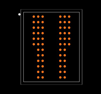 MT46H32M16LFBF-5 IT:B Footprint