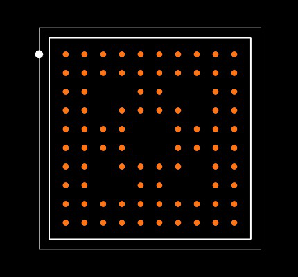 MT47H128M16RT-25E IT:C Footprint