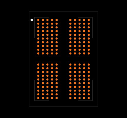 MT53D512M32D2DS-053 AIT:D TR Footprint