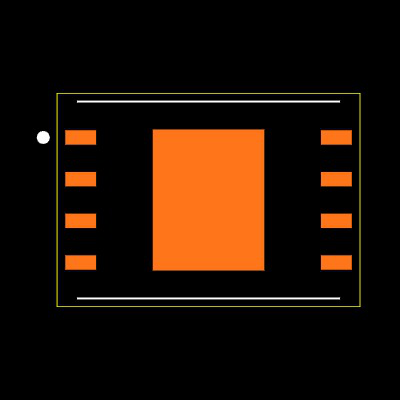MT25QL256ABA1EW9-0AAT Footprint