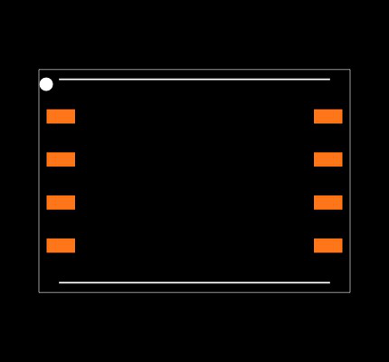 MT29F4G01ADAGDWB-IT:G TR Footprint