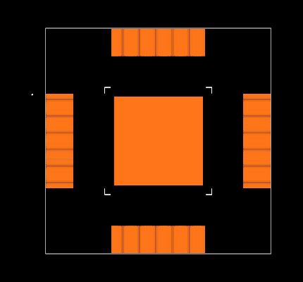 A54SX32A-CQ256 Footprint