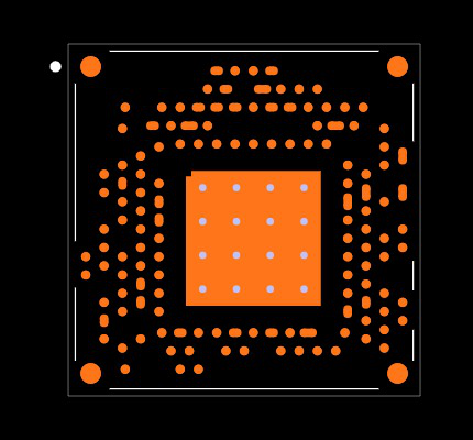 VSC8514XMK-11 Footprint