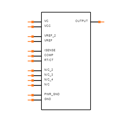 UC3843ADTR Symbol