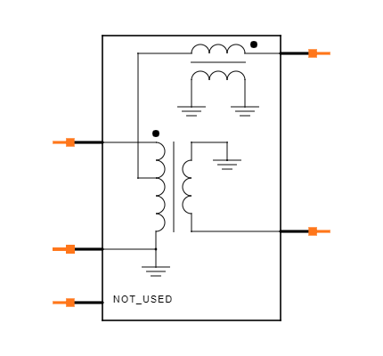 TCM2-33WX+ Symbol