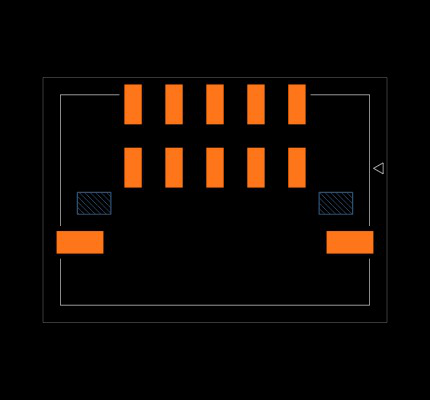 43045-1011 Footprint