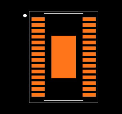 MP3389EF-LF Footprint