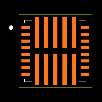 MP6615GQKT-P Footprint