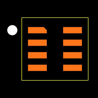 MP2322GQH-Z Footprint