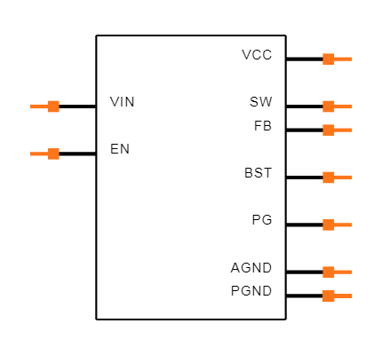 MP2386GG-P Symbol