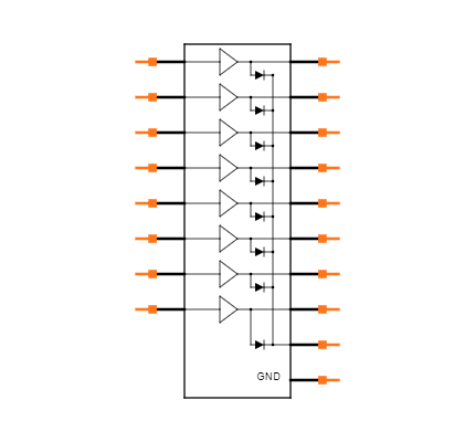 ULN 2803A Symbol