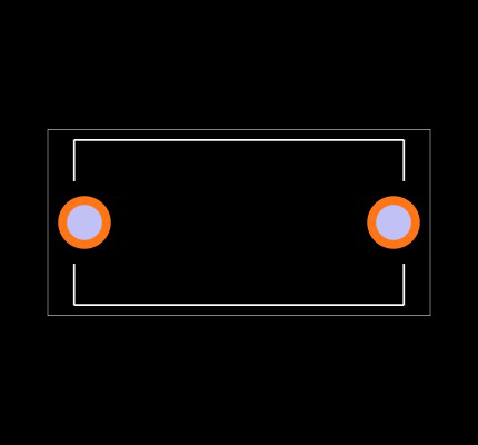 DE2E3SA222MA3BX02F Footprint