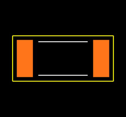 GA342QR7GF101KW01L Footprint