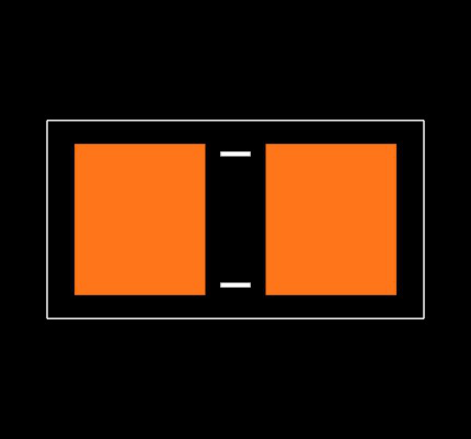 GCM2165C2A122JA16D Footprint