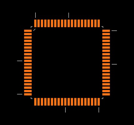 DSPB56725AF Footprint