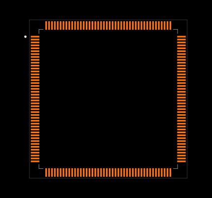 FS32K148UJT0VLUT Footprint