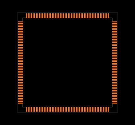 LPC1788FBD208 Footprint