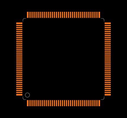 LPC4337JBD144 Footprint