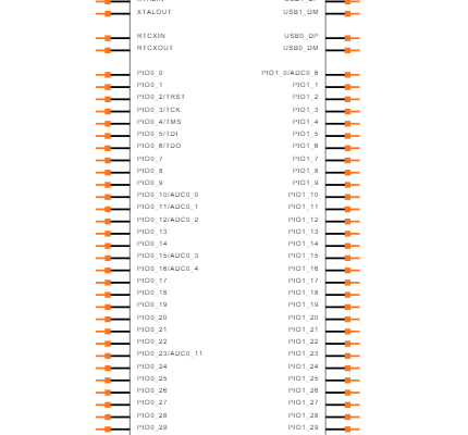 LPC54606J512BD100E Symbol
