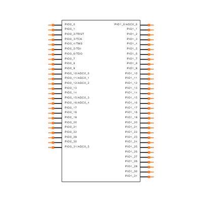 LPC54S018J4MET180E Symbol
