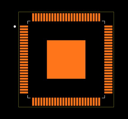 LPC5526JBD100K Footprint