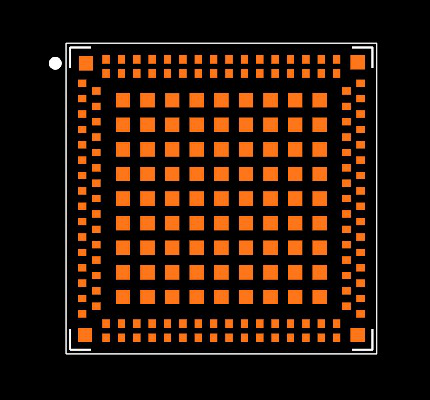LS1012AXE7EKA Footprint