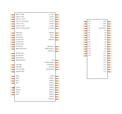 MC68LC302AF16CT Symbol