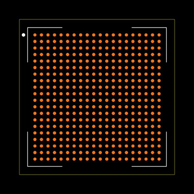 MCIMX355AJQ5CR2 Footprint
