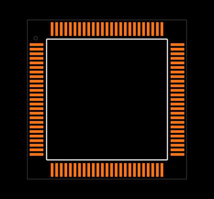 MK64FN1M0VLL12 Footprint