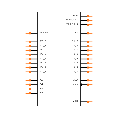 PCA9575PW2 Symbol
