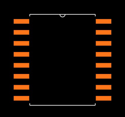 PCF8574T Footprint