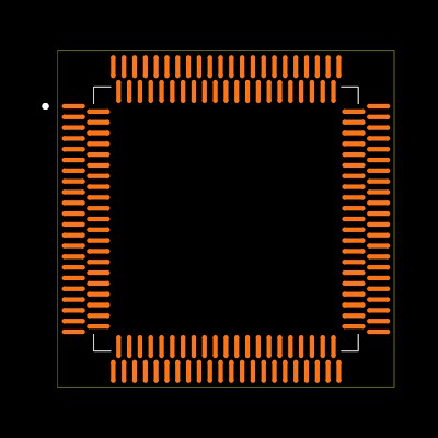 S32K314EHT1VPBST Footprint