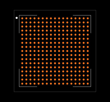 S32K358GHT1MJBST Footprint