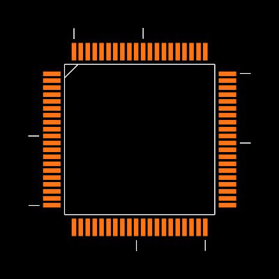 S9S12D64F0CFUE Footprint