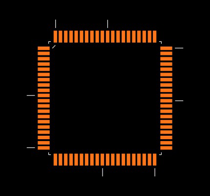 DSPB56725AF Footprint