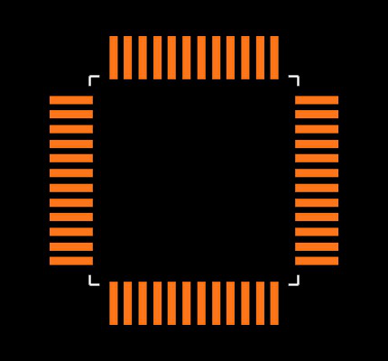 LPC1113FBD48/302,1 Footprint