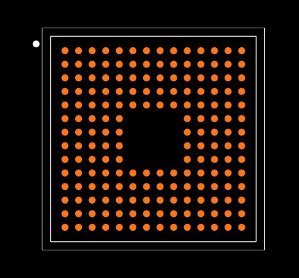 LPC54628J512ET180E Footprint