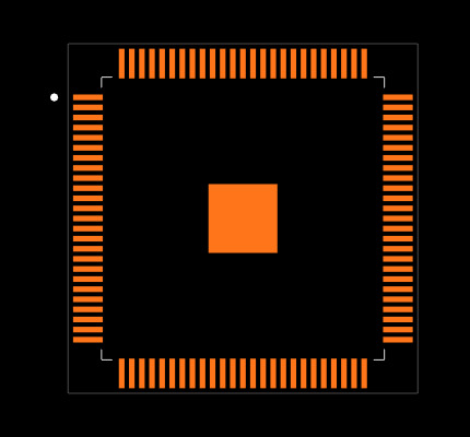 LPC55S69JBD100K Footprint
