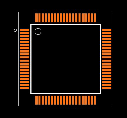MK22FX512VLK12 Footprint