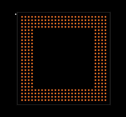 MPC8245LVV266D Footprint