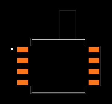 MPXV5010GP Footprint