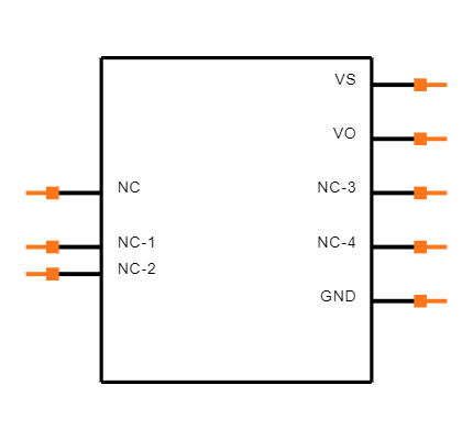 MPXV5050GP Symbol
