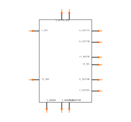 TDA1557Q Symbol